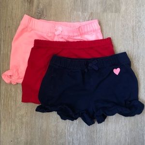 4T soft shorts bundle - toddler girls